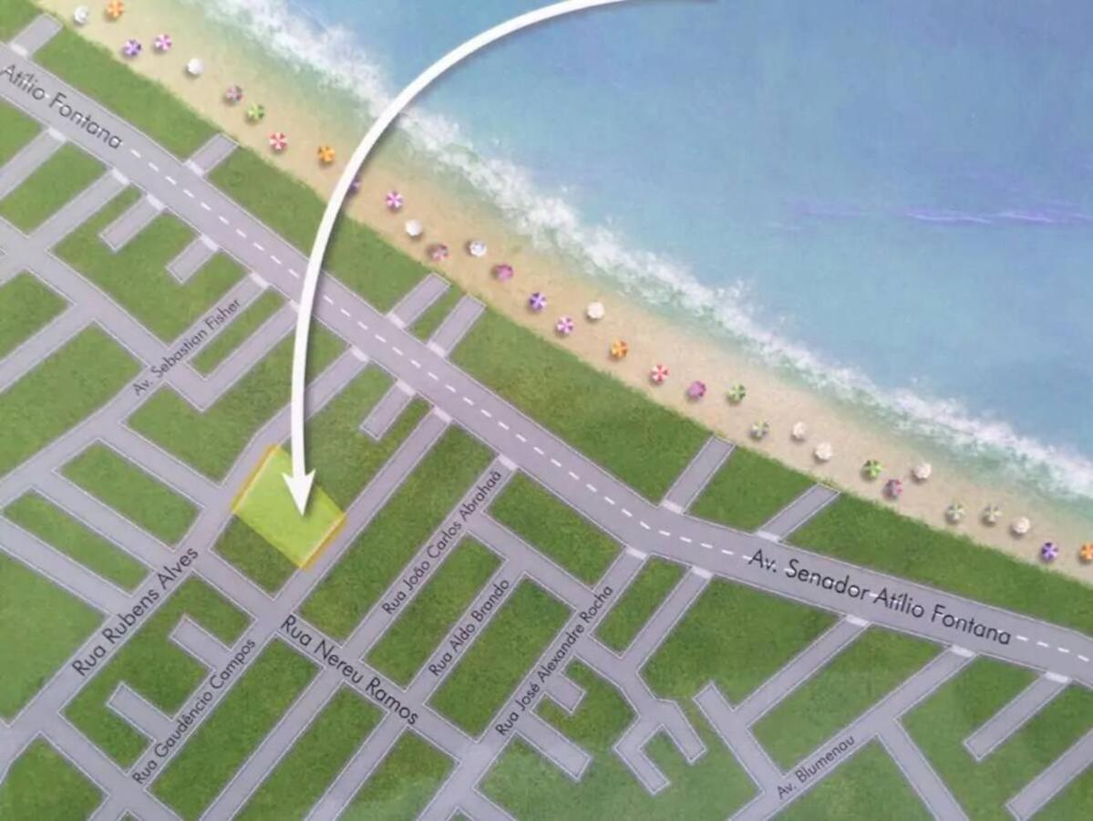Belo Apto A 150 Metros Da Praia Порту-Белу Экстерьер фото